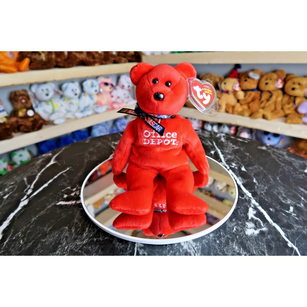 TY Beanie Baby - Carl Edwards #99 the Nascar Bear | MWMT | Vintage | Rare